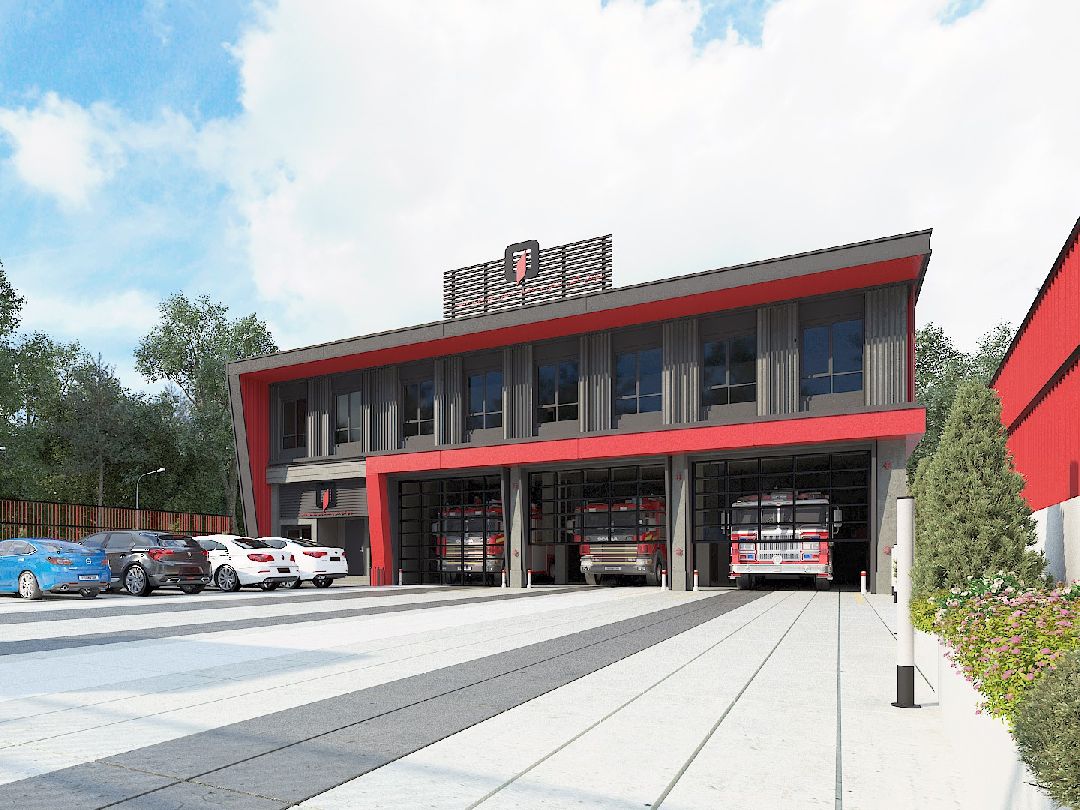 Design of the Central Fire Station in Babolsar Design of the Central Fire Station in Babolsar