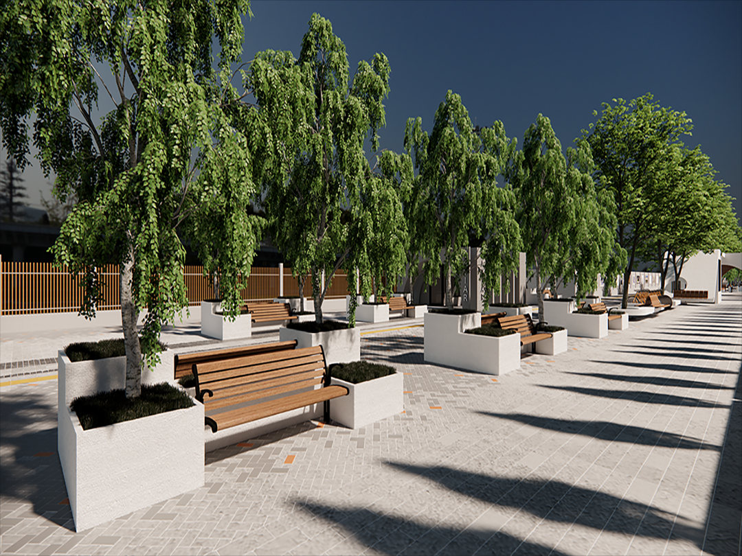 Designing of Palestine Street Pedestrian Walkway – Babolsar