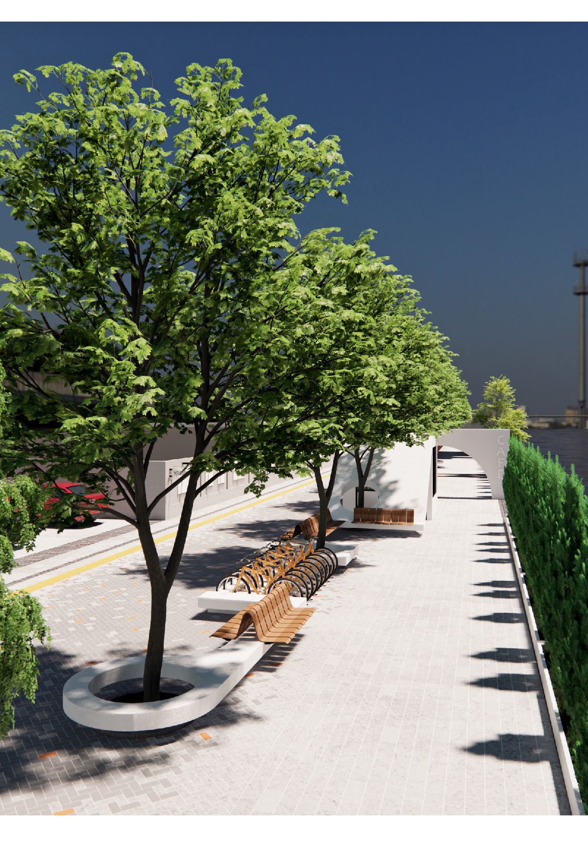 Pedestrian pathway design Pedestrian pathway design