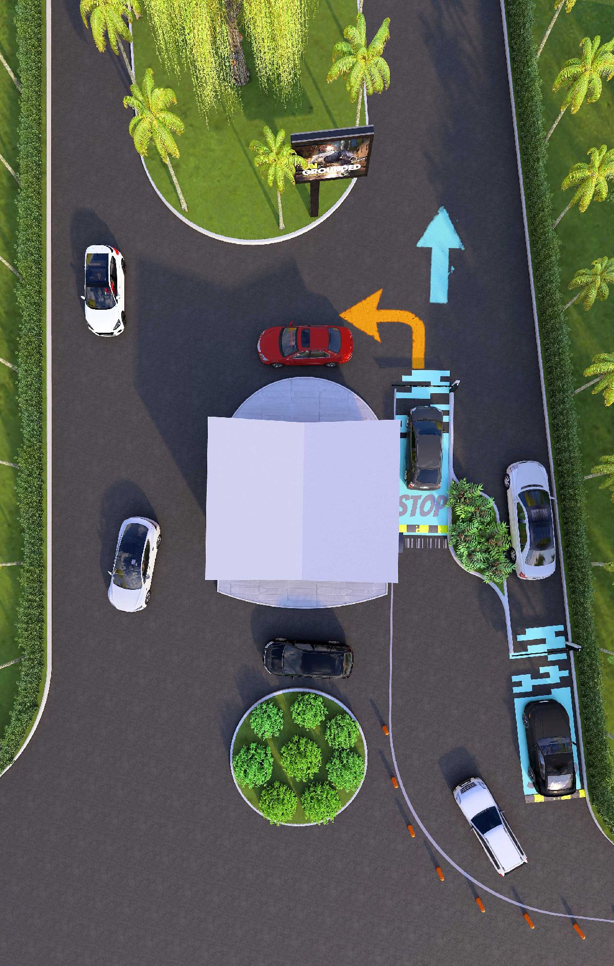 Smartization of the Daryakenar residential complex entrance Smartization of the Daryakenar residential complex entrance